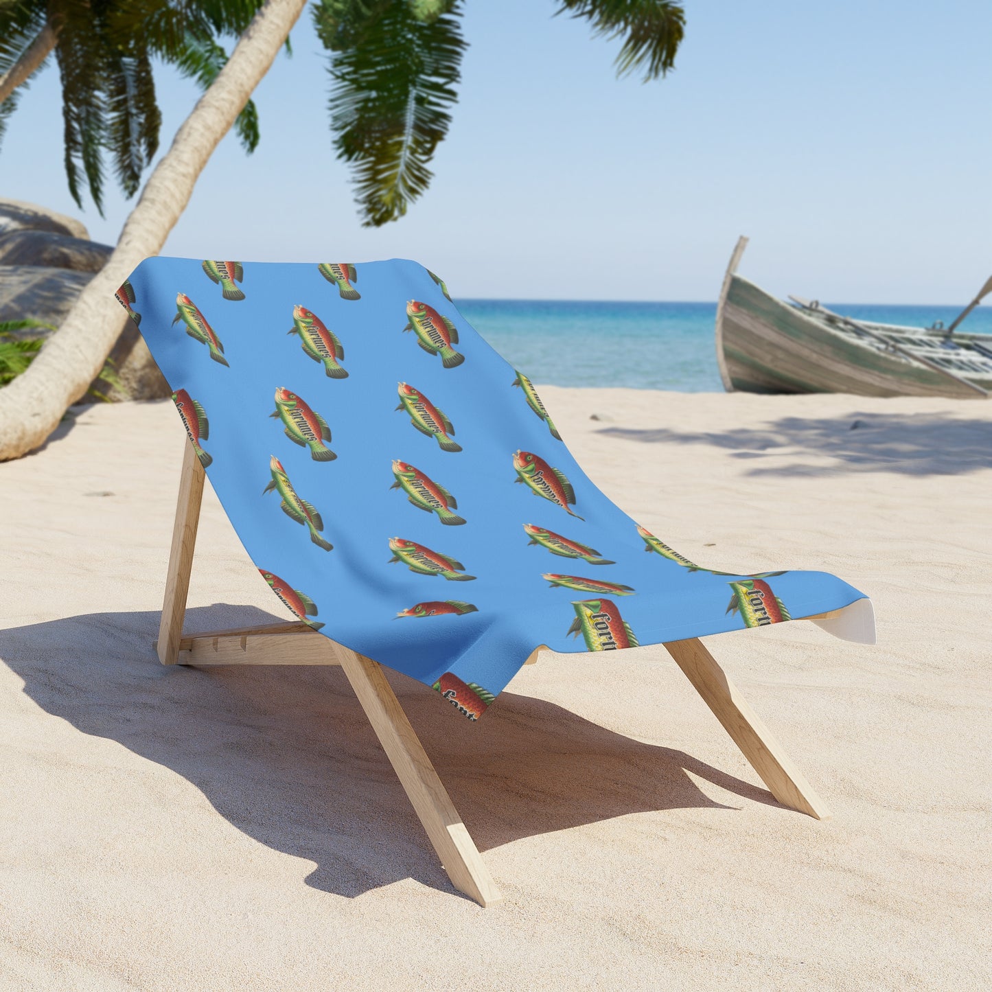 Fortunes "Gone Fishing" Beach Towel