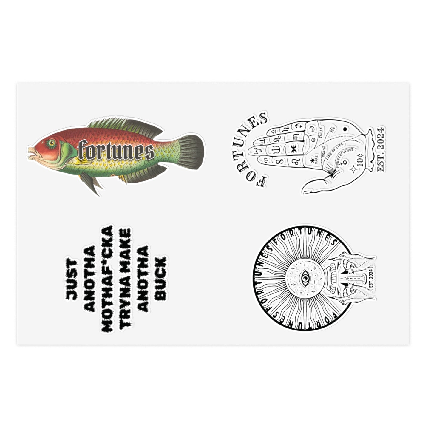 Fortunes "DESIGNS" Sticker Sheets