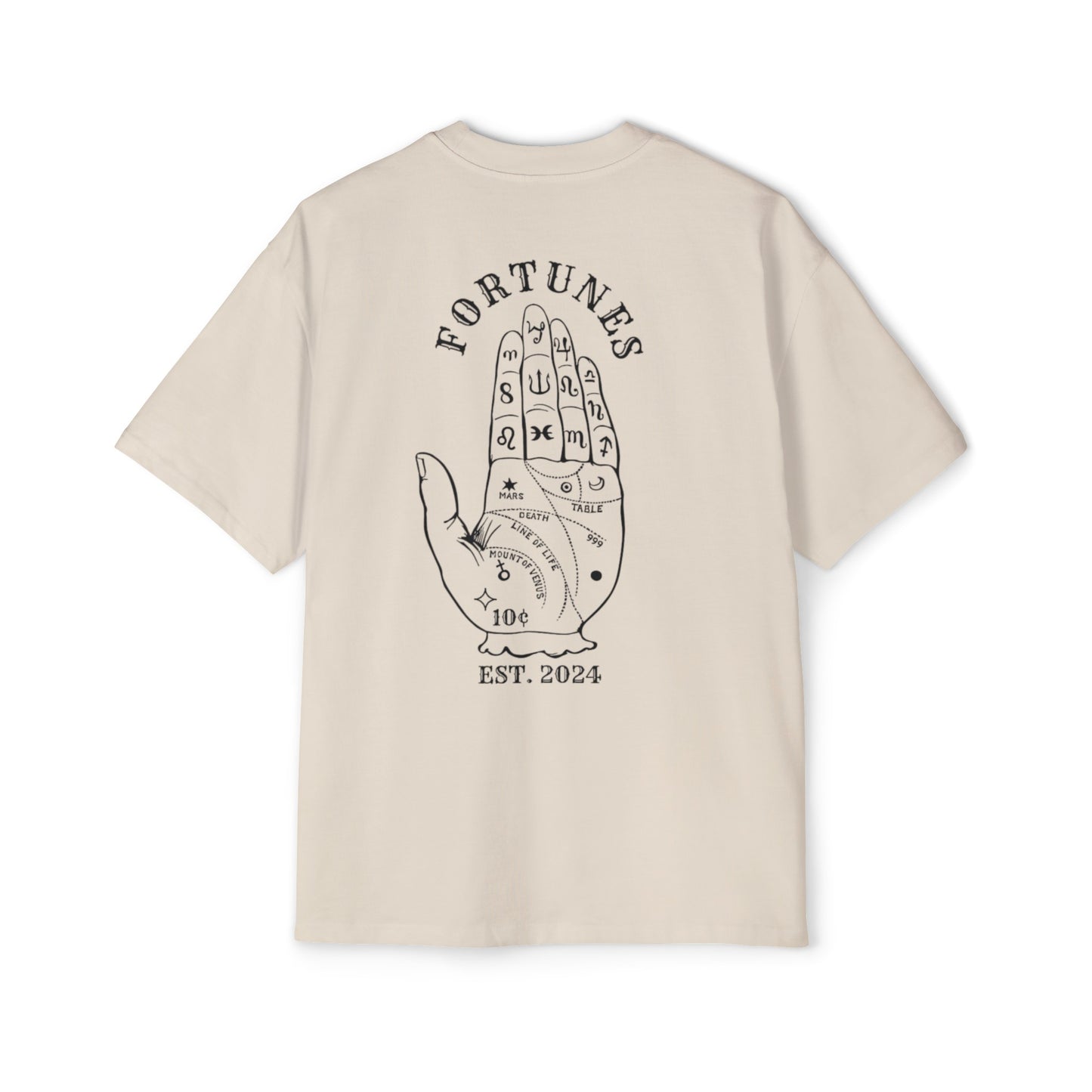 Fortunes “Palm Reader” Oversized Tee