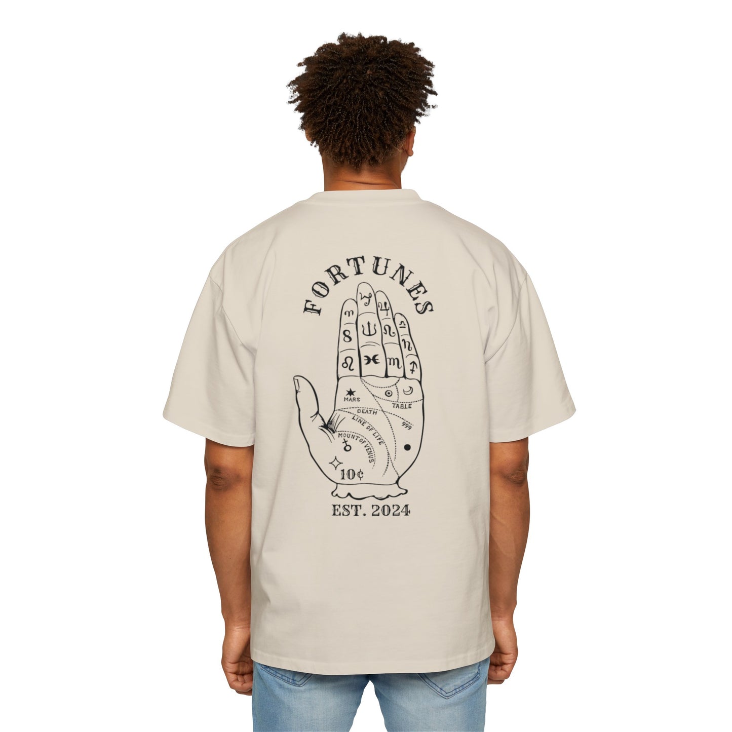 Fortunes “Palm Reader” Oversized Tee