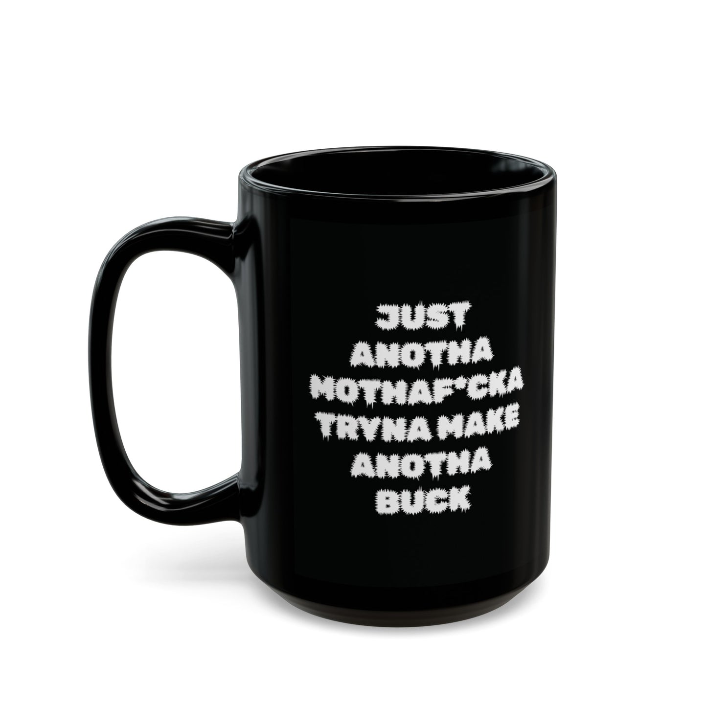 Fortunes "BUCK" Black Mug