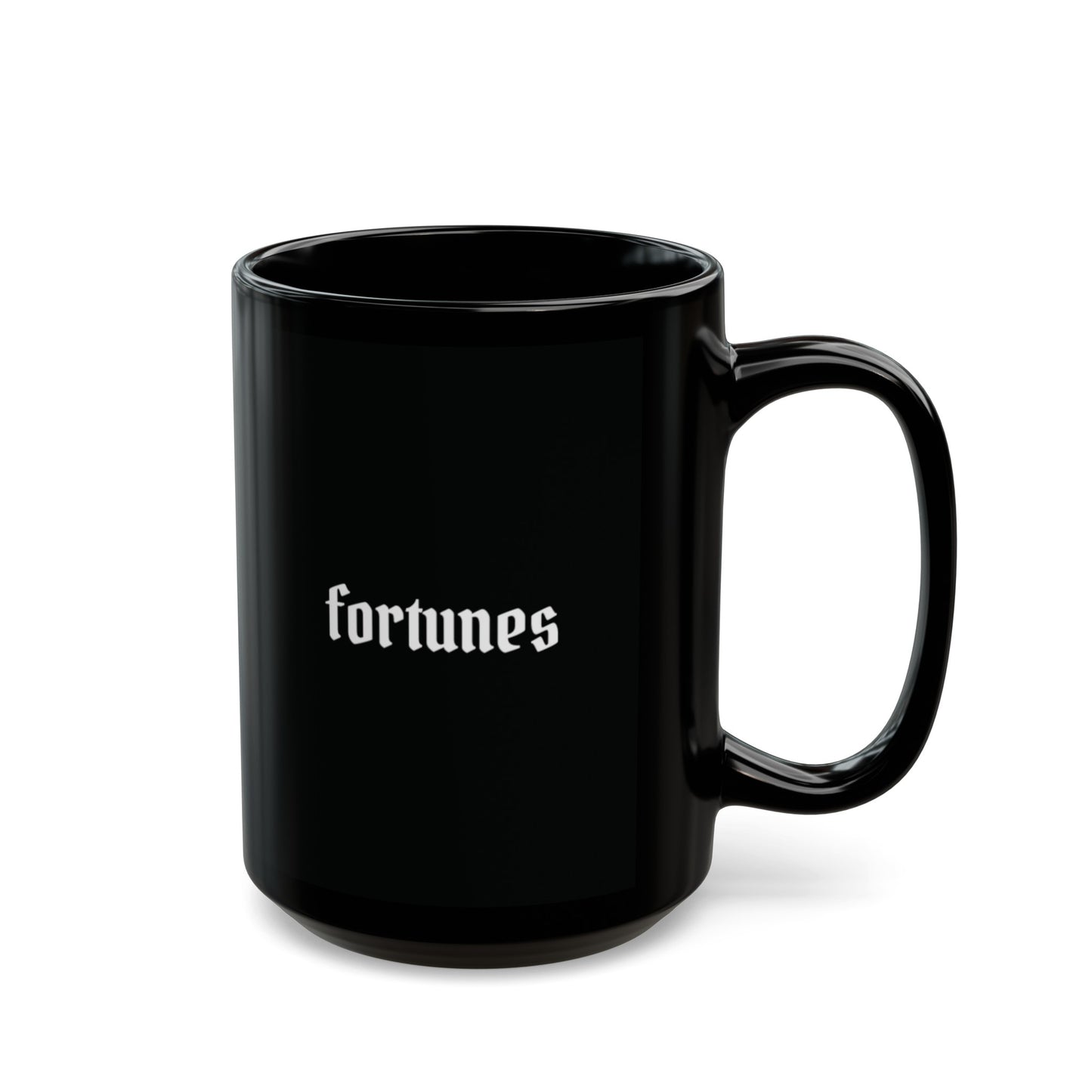 Fortunes "BUCK" Black Mug